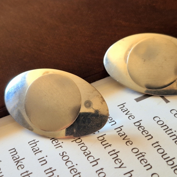 925 Sterling Silver BIRKS 2 IN ONE EARRINGS - Picture 2 of 16